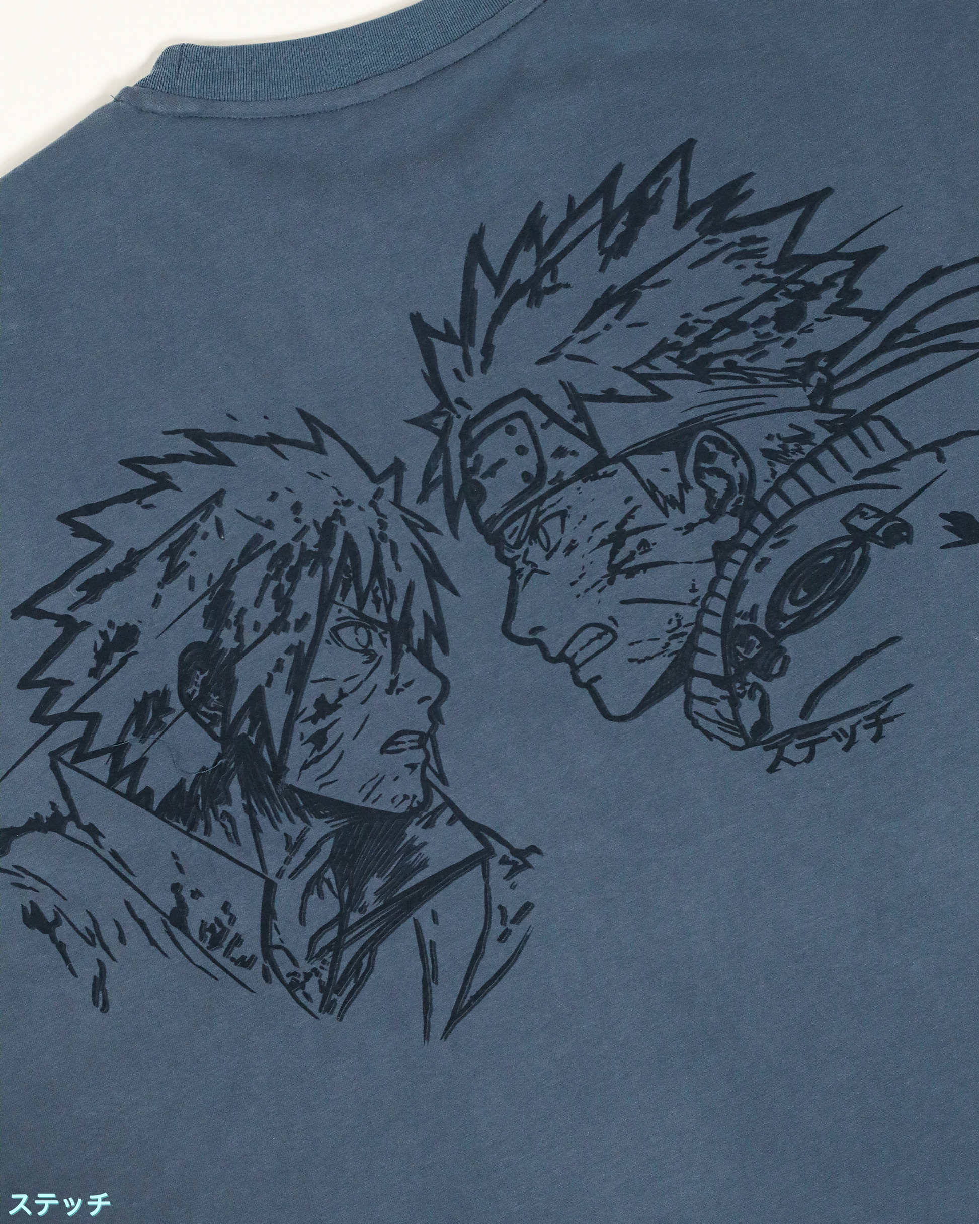 NARUTO x SASUKE 'RIVALS' SHIRT PRE-ORDER (BLUE)