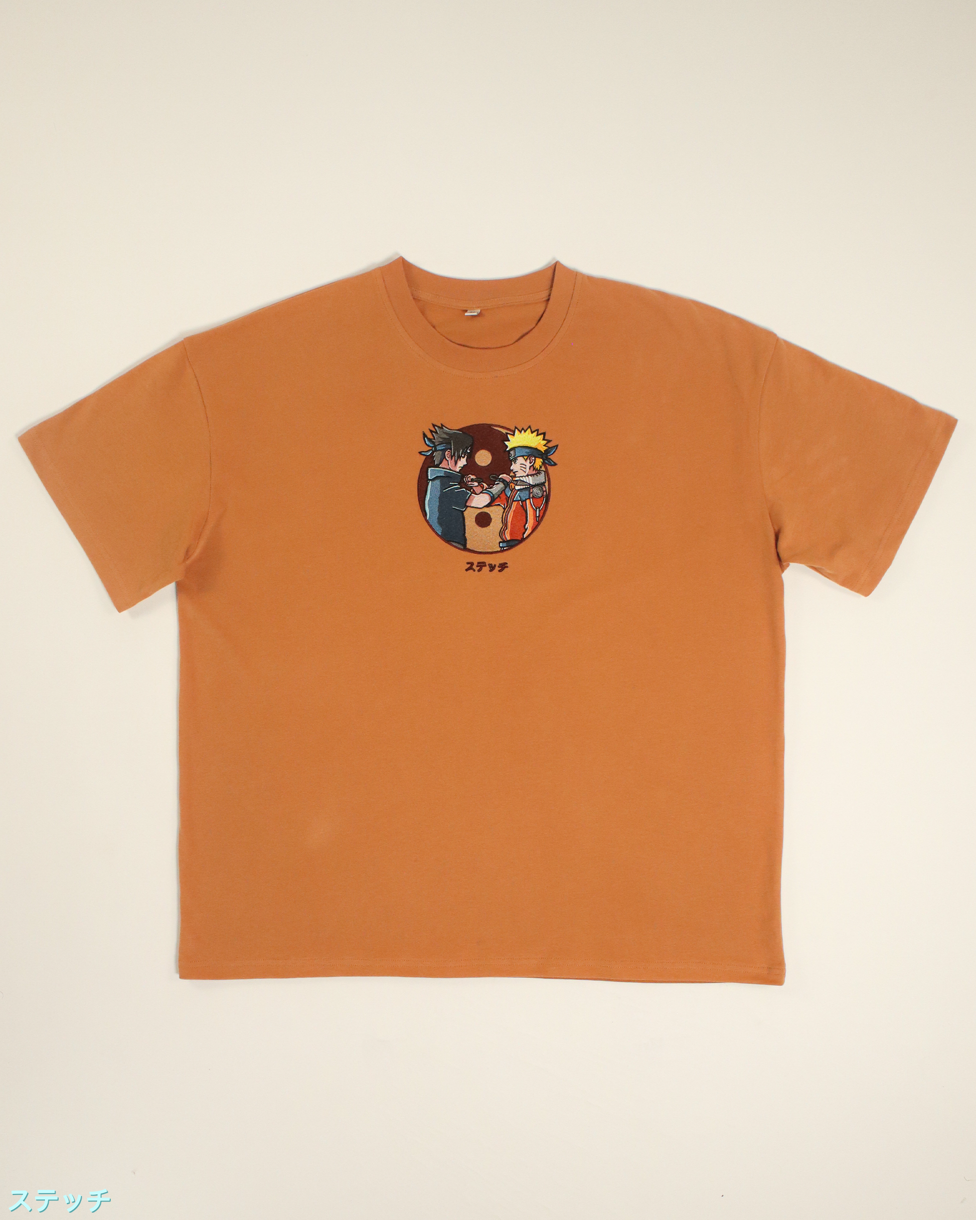 NARUTO x SASUKE 'RIVALS' SHIRT PRE-ORDER (ORANGE)