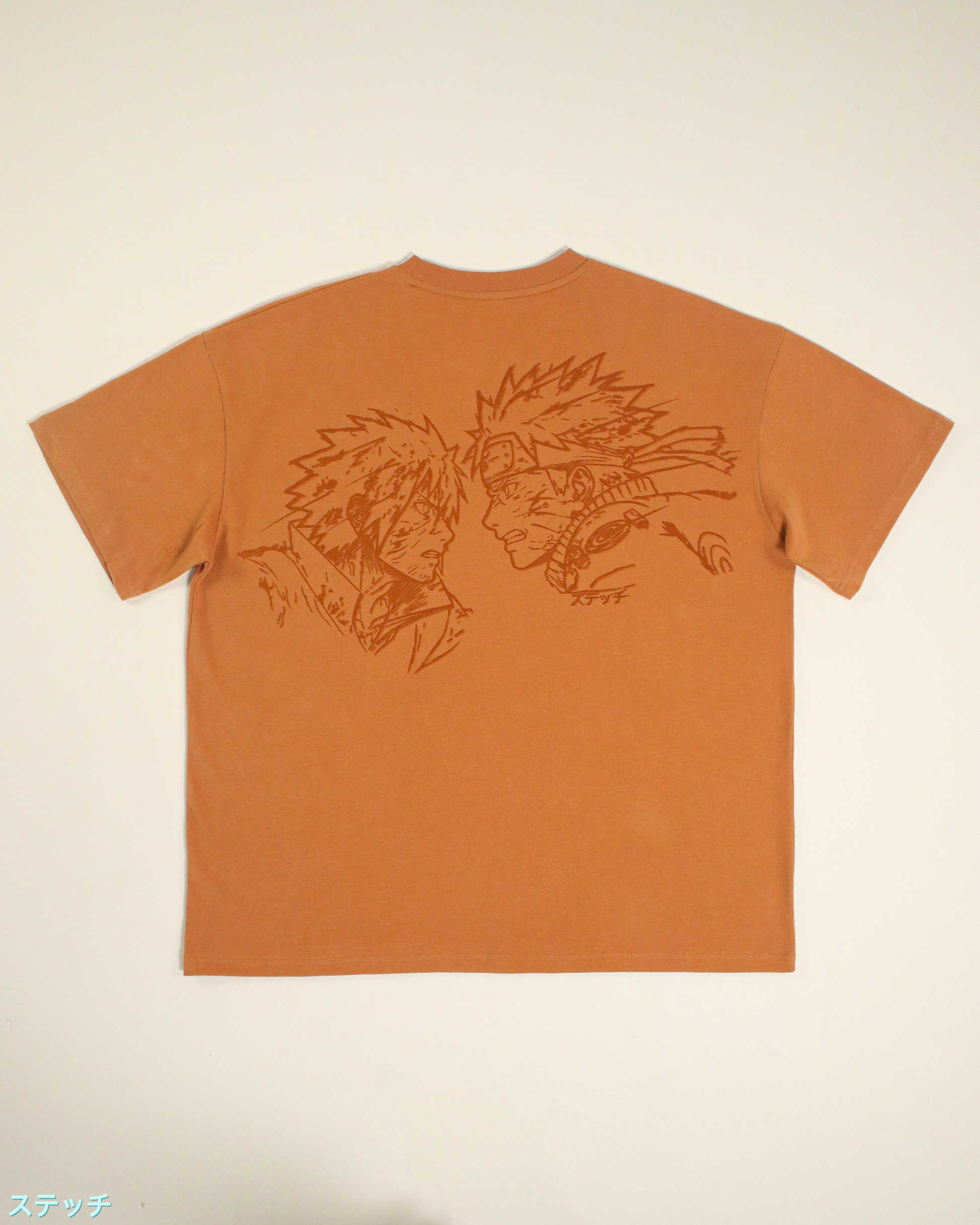 NARUTO x SASUKE 'RIVALS' SHIRT PRE-ORDER (ORANGE)