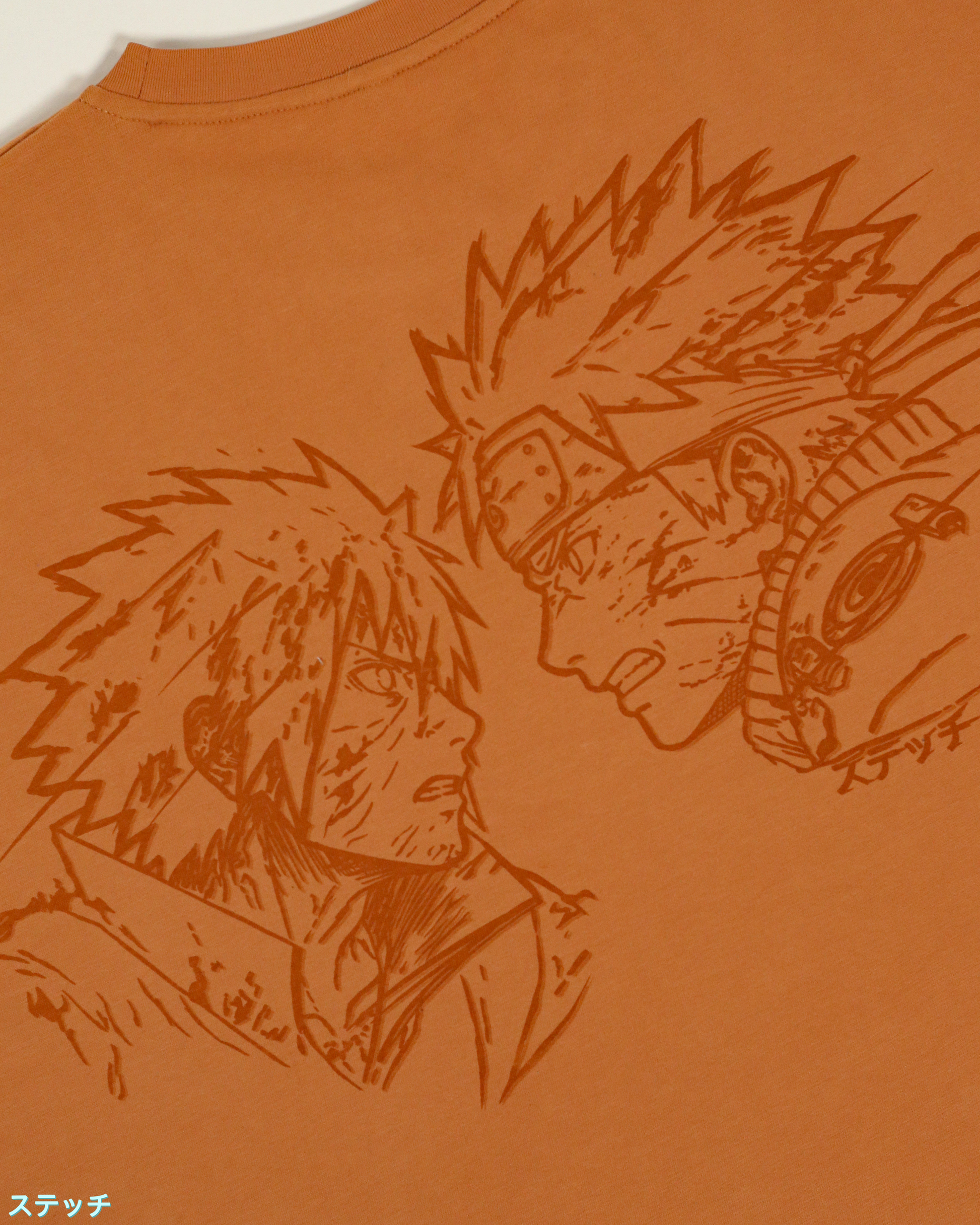 NARUTO x SASUKE 'RIVALS' SHIRT PRE-ORDER (ORANGE)